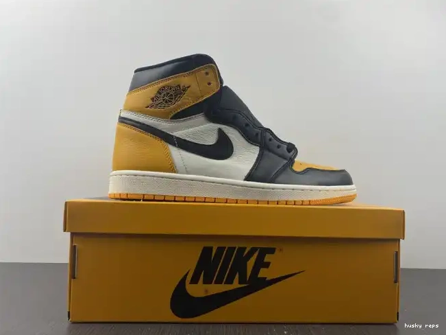 Rep Husky Toe OG Yellow High 555088-711 Air 1 Jordan 0509